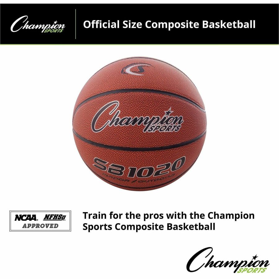 Champion Sports Official Size Composite Basketball