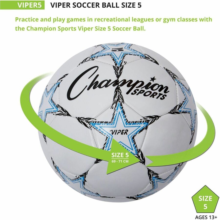 Champion Sports Viper Soccer Ball Size 5
