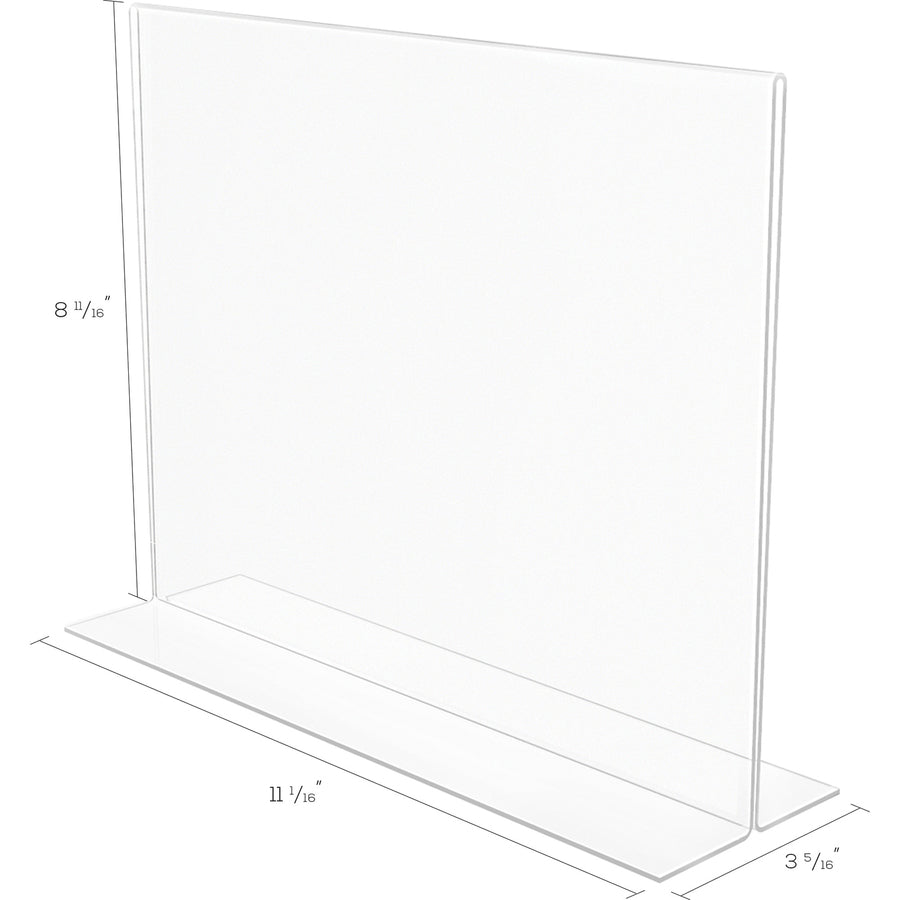 Deflecto Anti-Glare Double-sided Sign Holder