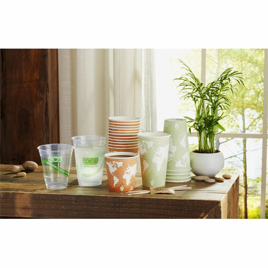 Eco-Products 16 oz World Art Insulated Hot Beverage Cups