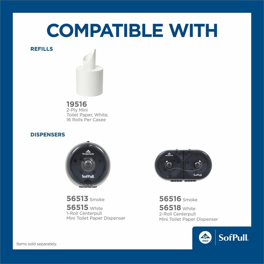 SofPull Centerpull Mini Toilet Paper