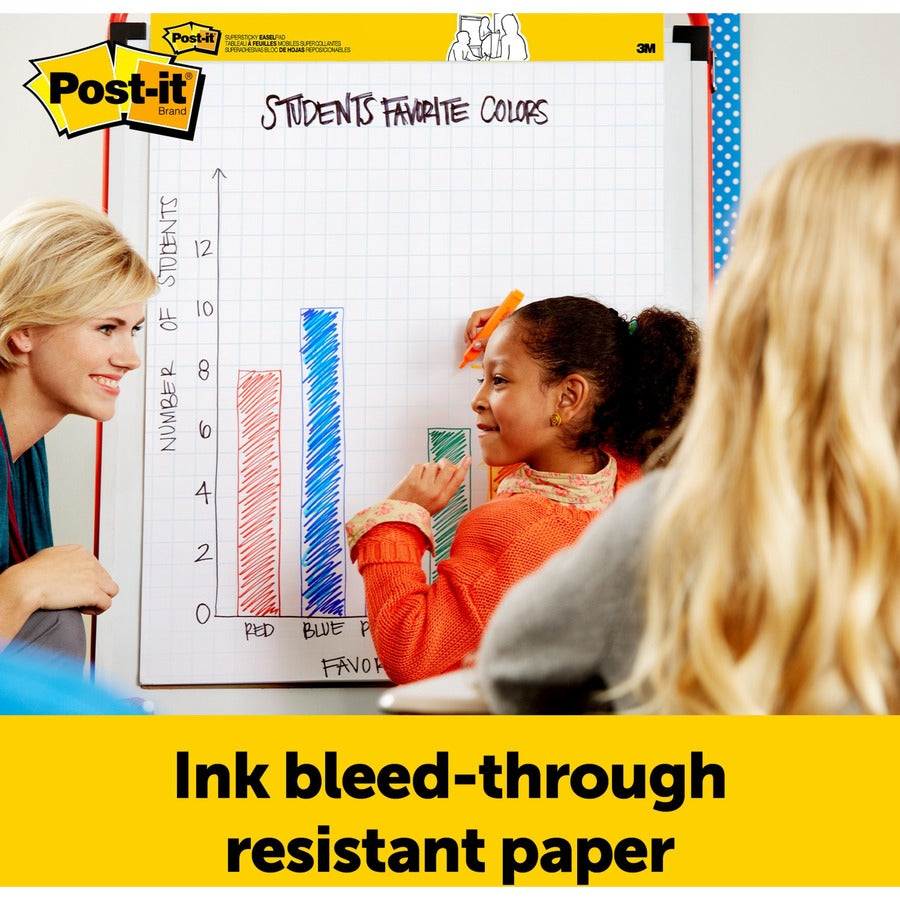 Post-it® Tabletop Easel Pad with Primary Lines