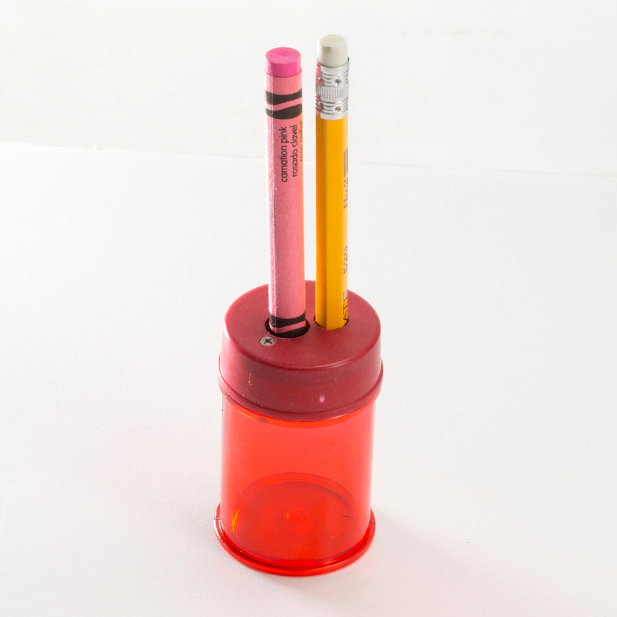 Officemate Double Barrel Pencil/Crayon Sharpener