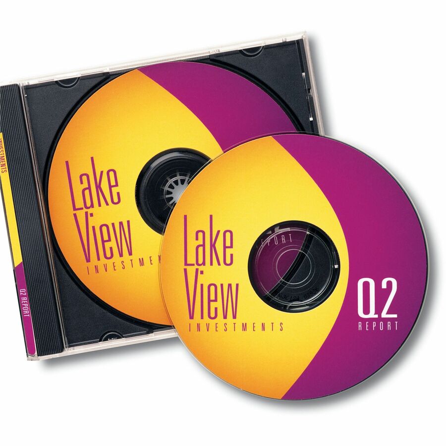 Avery® Clear CD/DVD Inkjet Matte Labels
