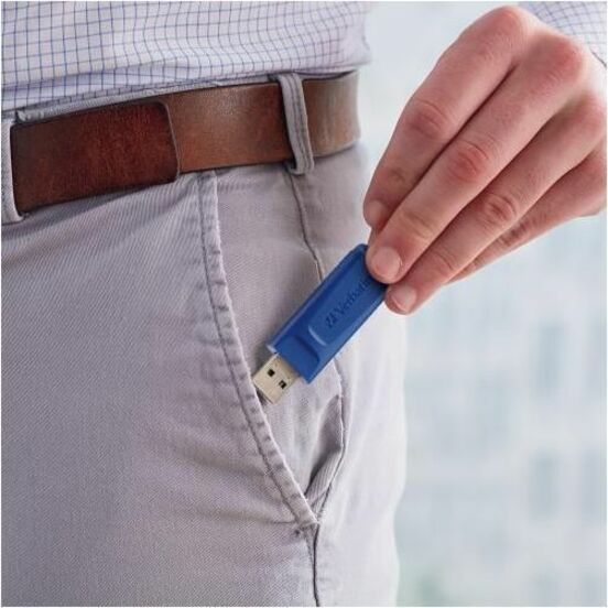 Microban 64GB USB Flash Drive - Blue