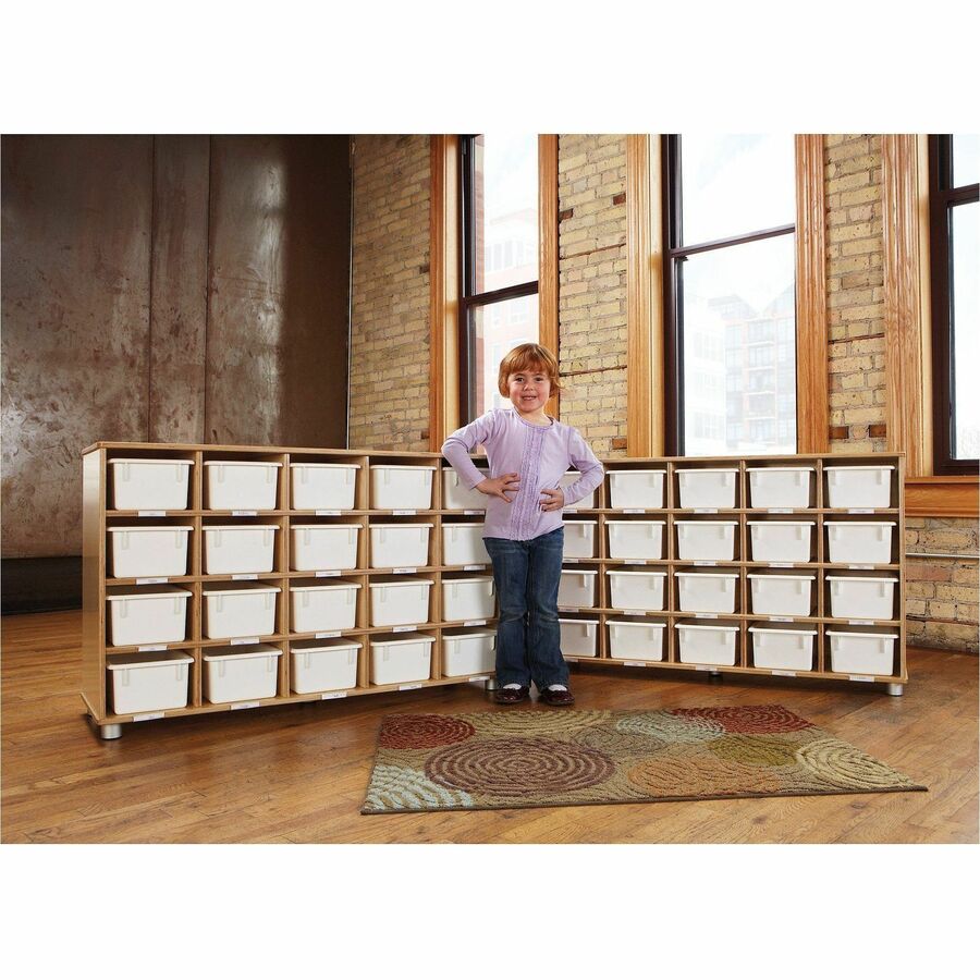 Jonti-Craft TrueModern 20-cubbie Shelf Unit