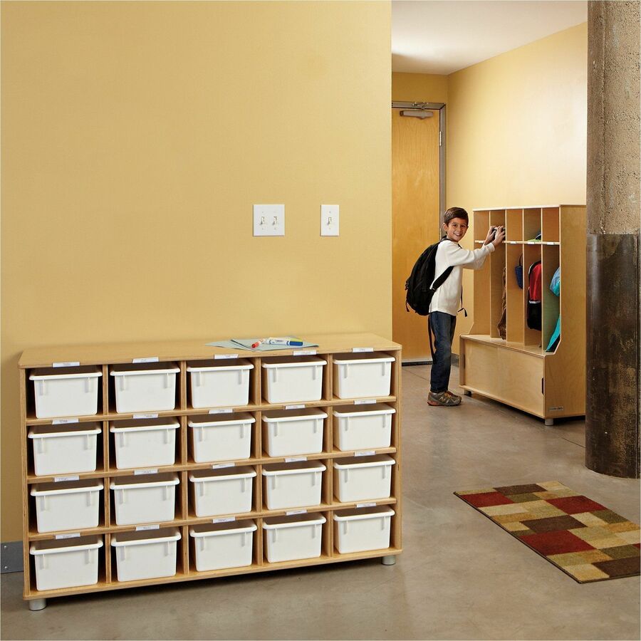 Jonti-Craft TrueModern 20-cubbie Shelf Unit