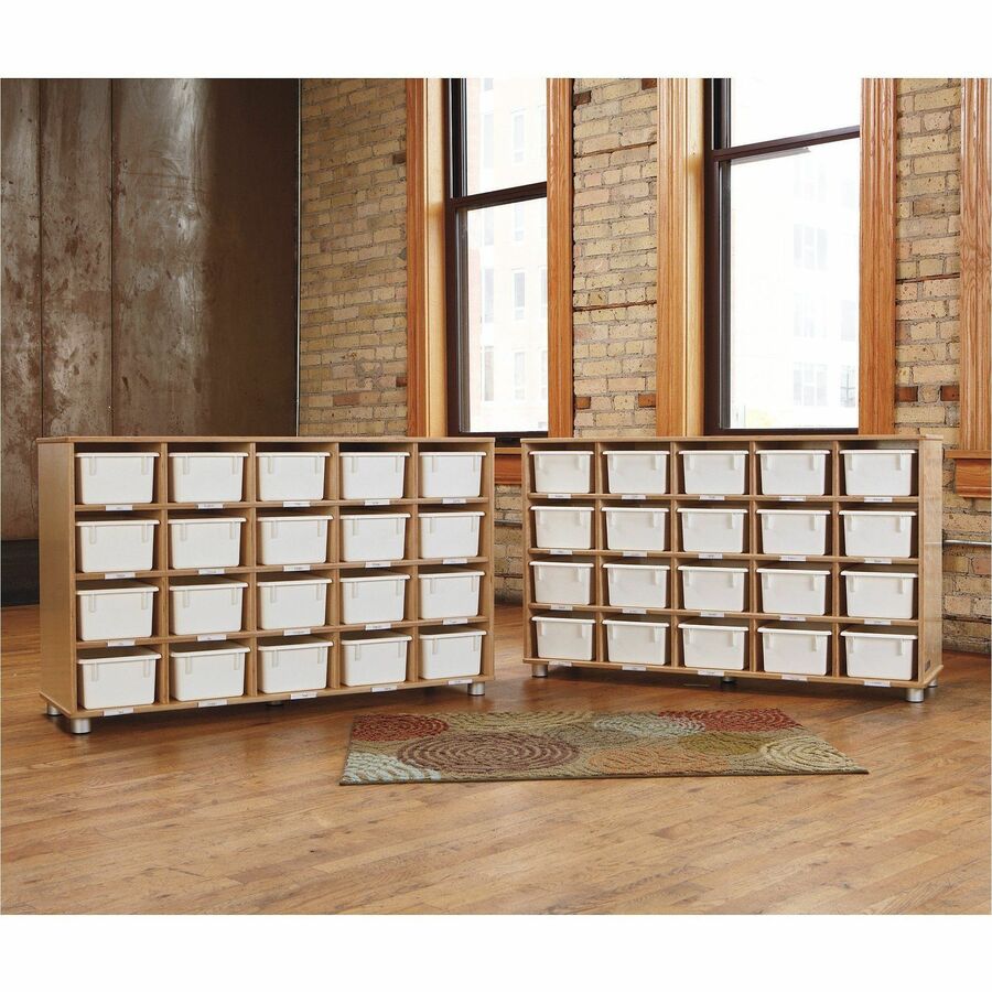 Jonti-Craft TrueModern 20-cubbie Shelf Unit