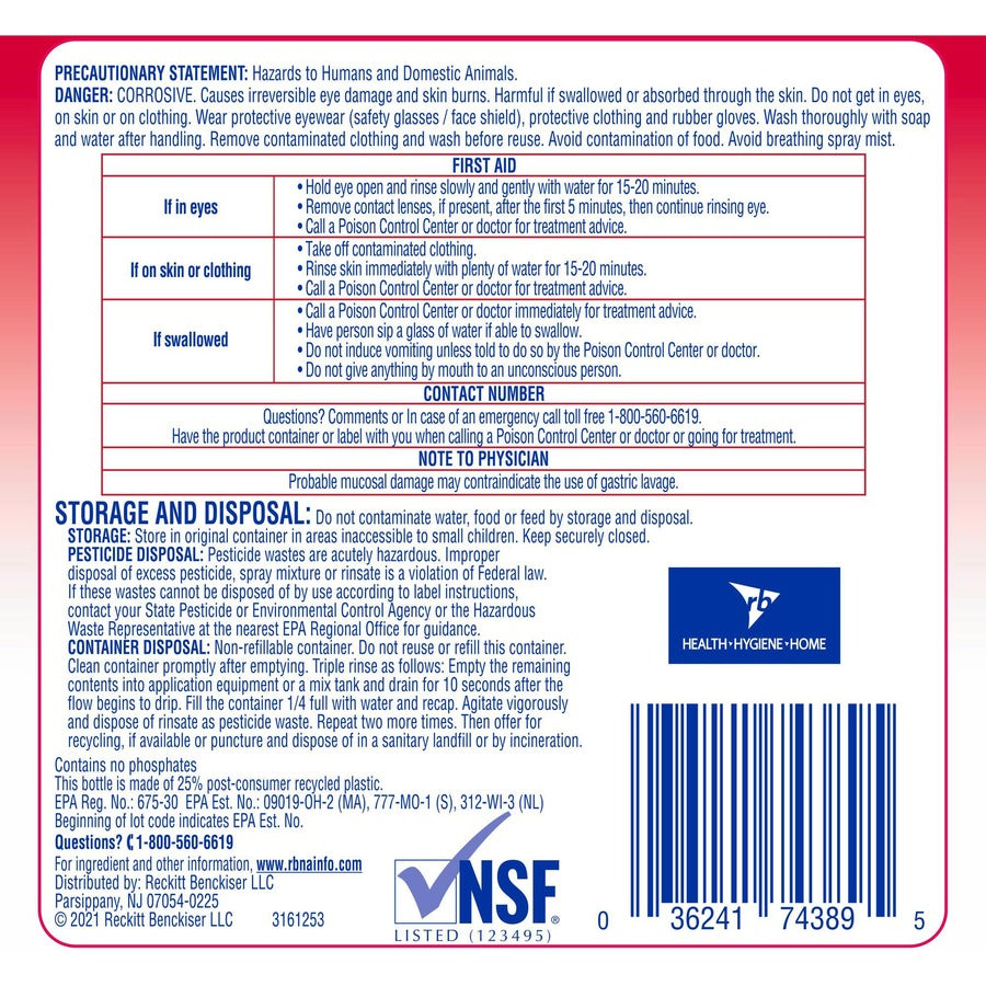 Professional Lysol No Rinse Sanitizer