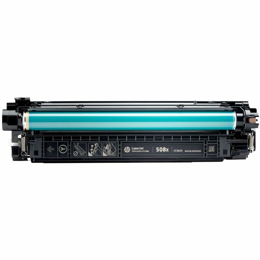 HP 508X Original High Yield Laser Toner Cartridge - Single Pack - Yellow - 1 Each