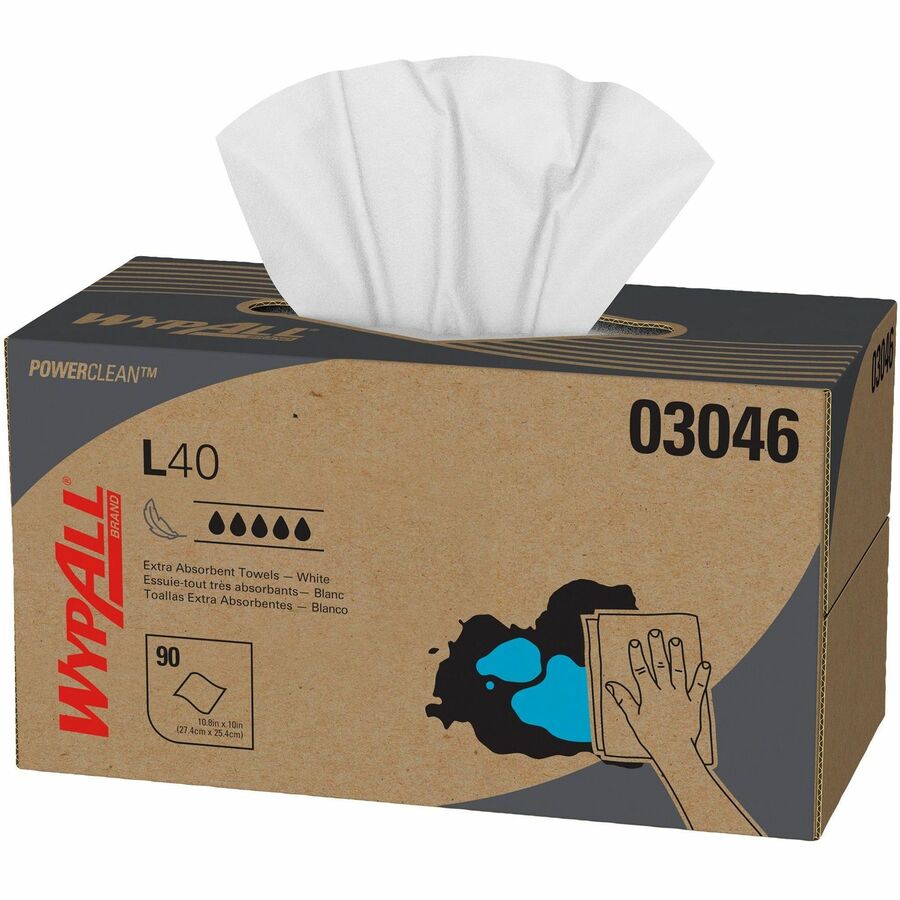 Wypall Power Clean L40 Extra Absorbent Towels