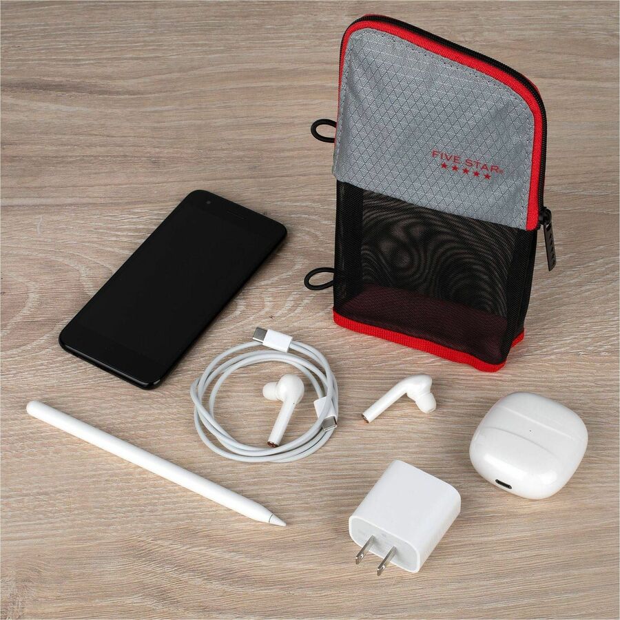 Five Star Stand 'N Store Carrying Case (Pouch) Pencil, Accessories - Assorted