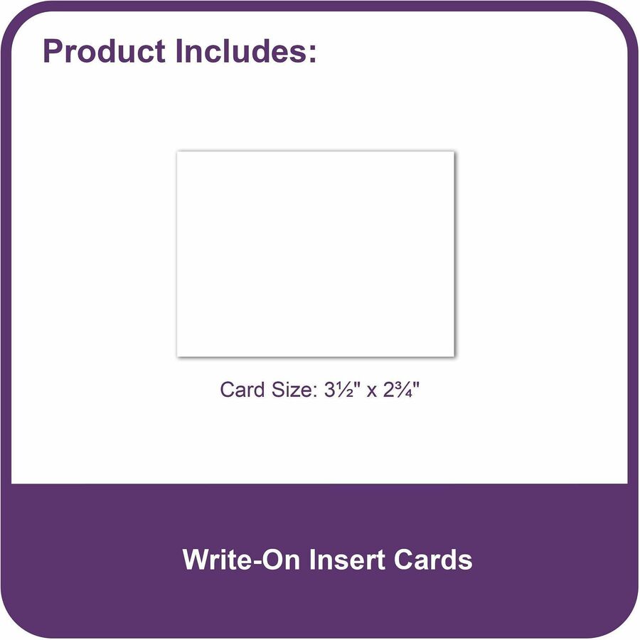 C-Line Self-Adhesive Labeling Pockets, Clear, 3-3/4 x 3, 25/PK