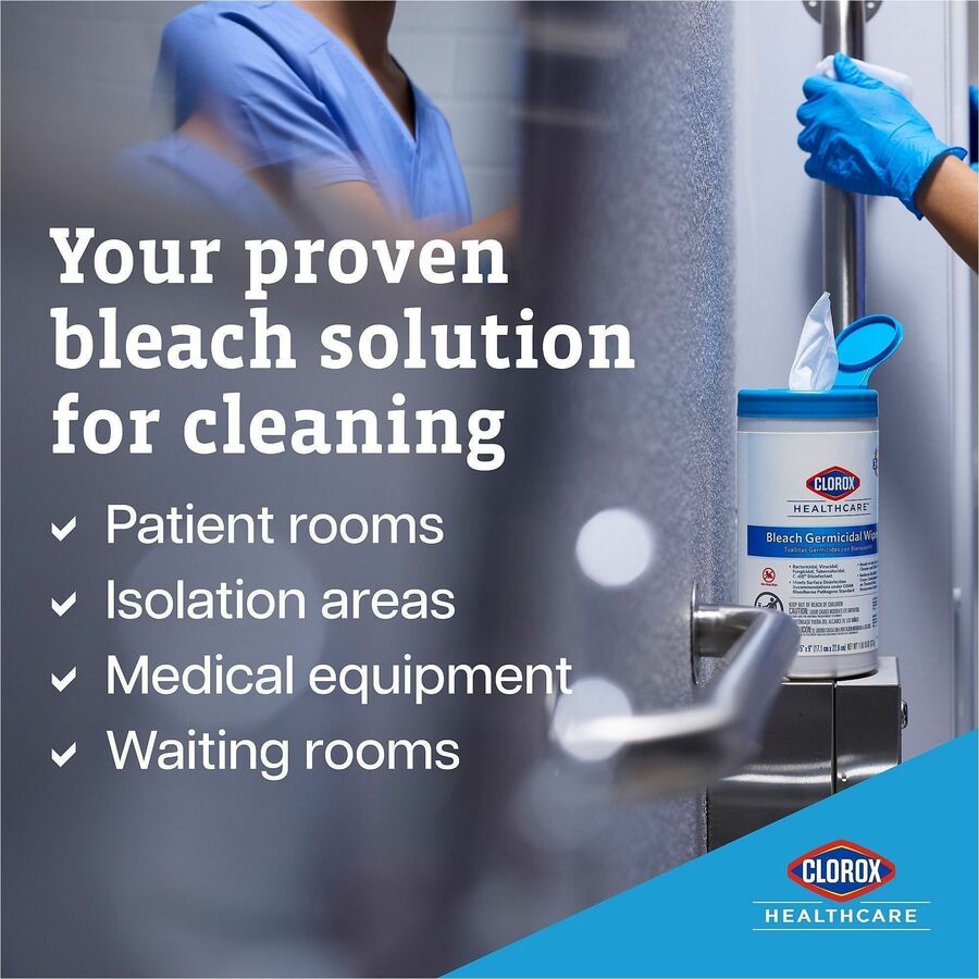 Clorox Healthcare Bleach Germicidal Wipes