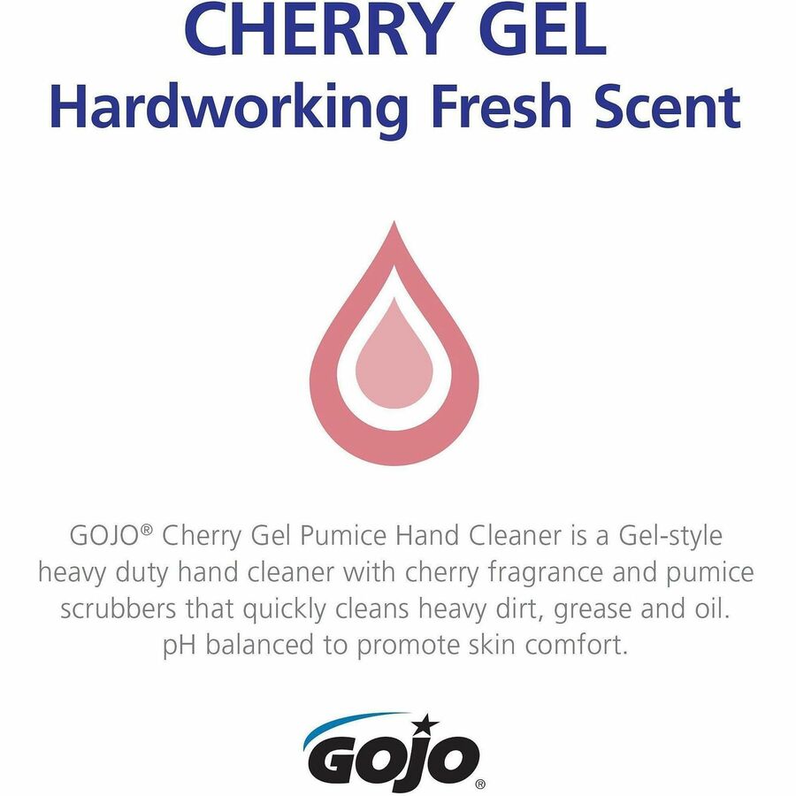 Gojo® Cherry Gel Pumice Hand Cleaner
