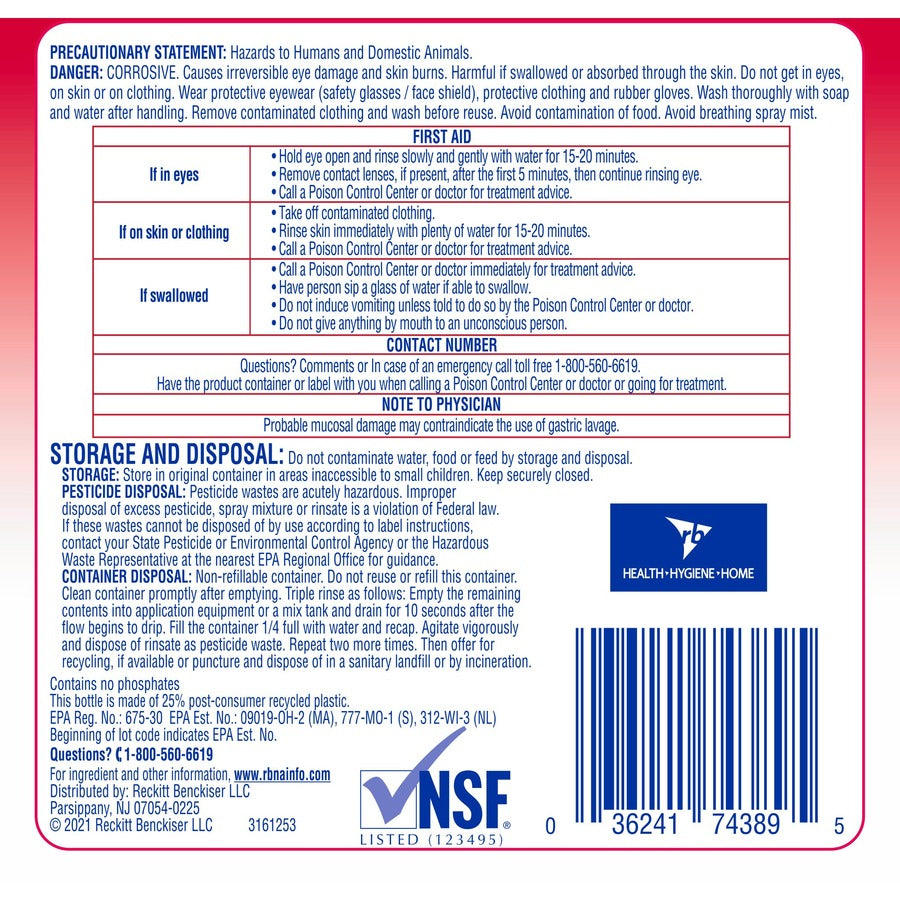 Professional Lysol No Rinse Sanitizer
