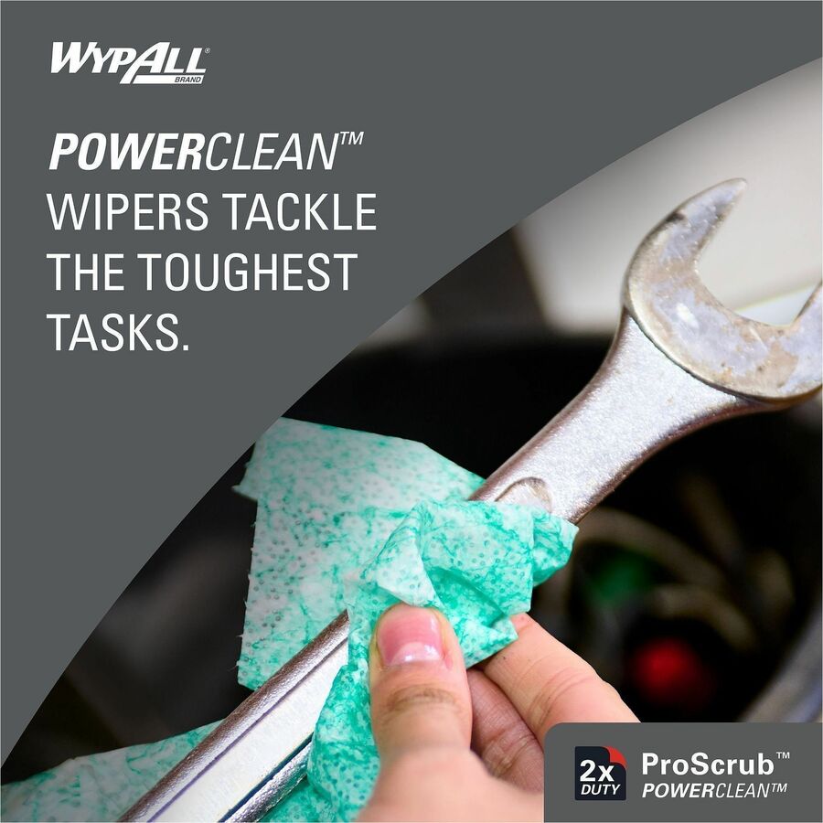 Wypall PowerClean ProScrub Heavy Duty Wet Towels