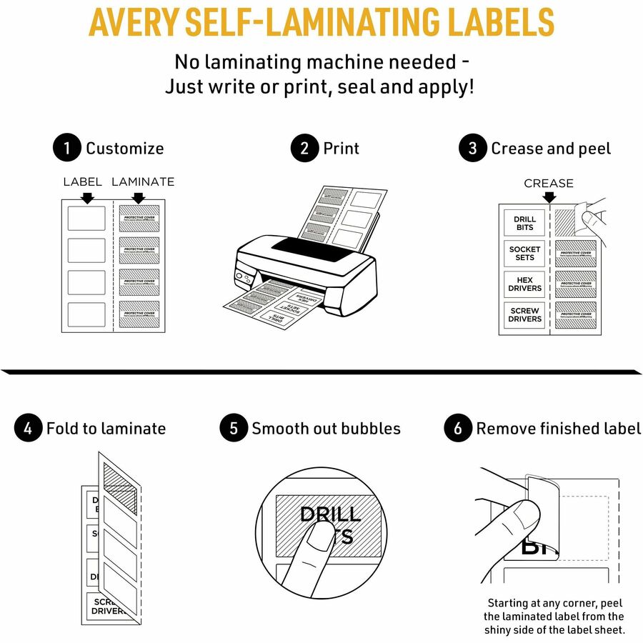 Avery® Easy Align ID Label
