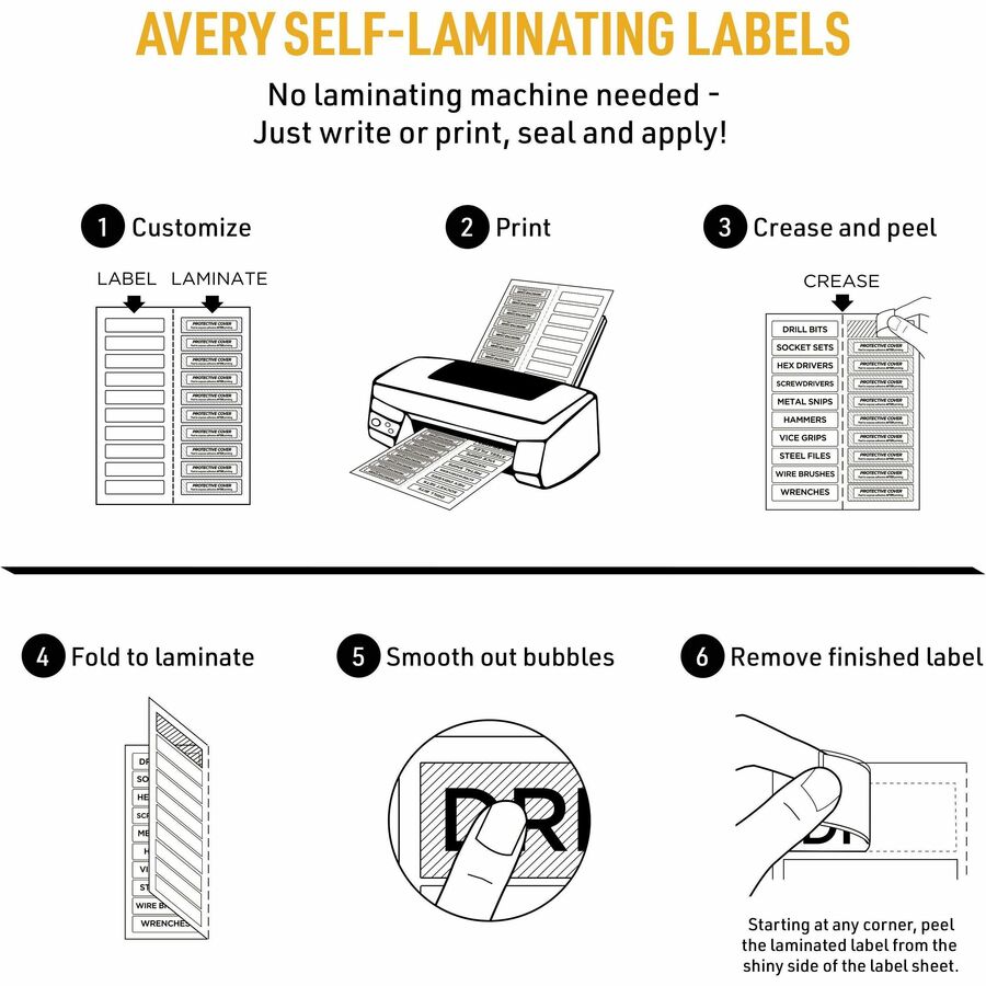 Avery® Easy Align ID Label
