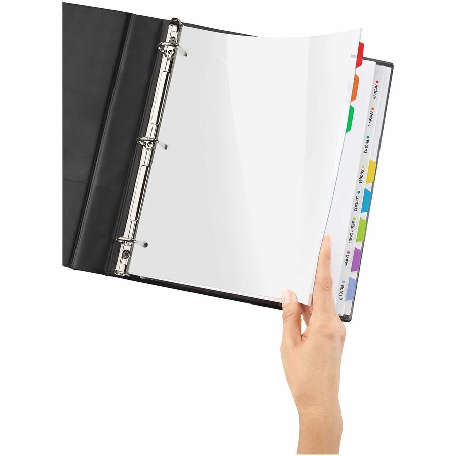 Avery Clear Easy View Durable Plastic Dividers