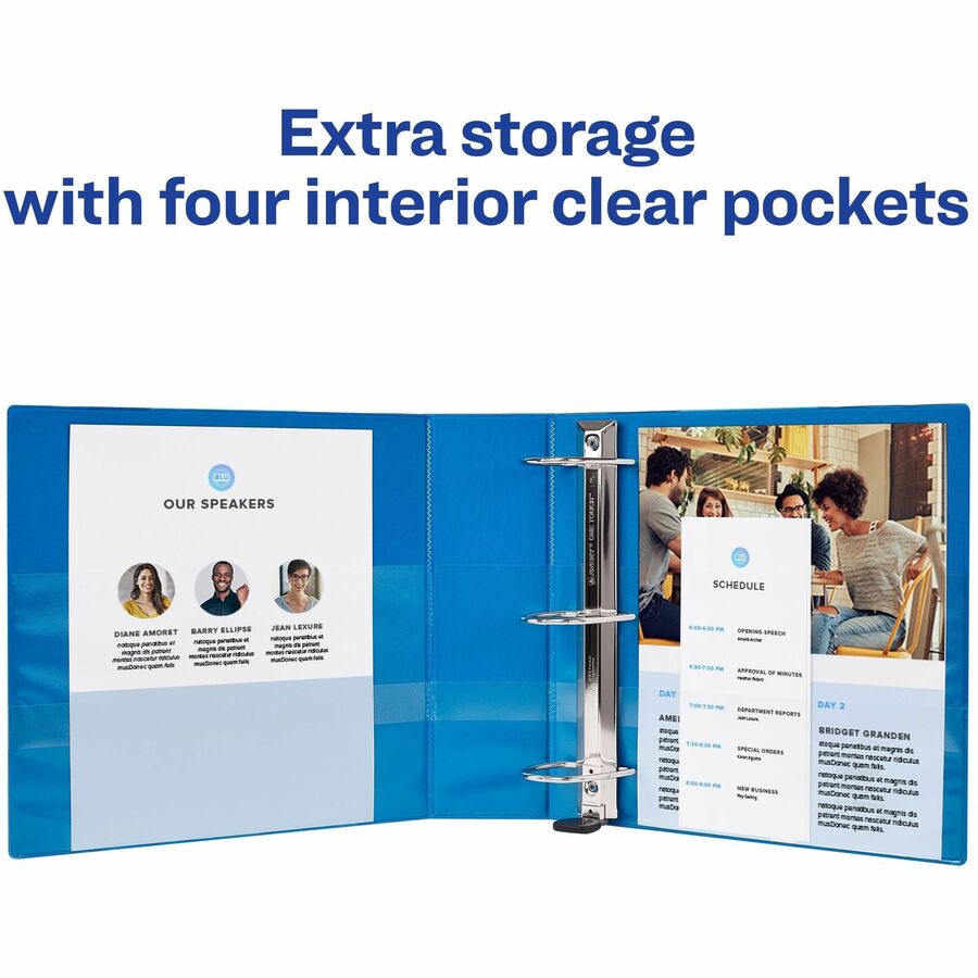 Avery® Heavy-Duty View Binders with One Touch EZD Rings