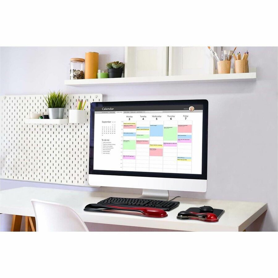 Kensington Duo Gel Wave Mouse Pad Wrist Pillow