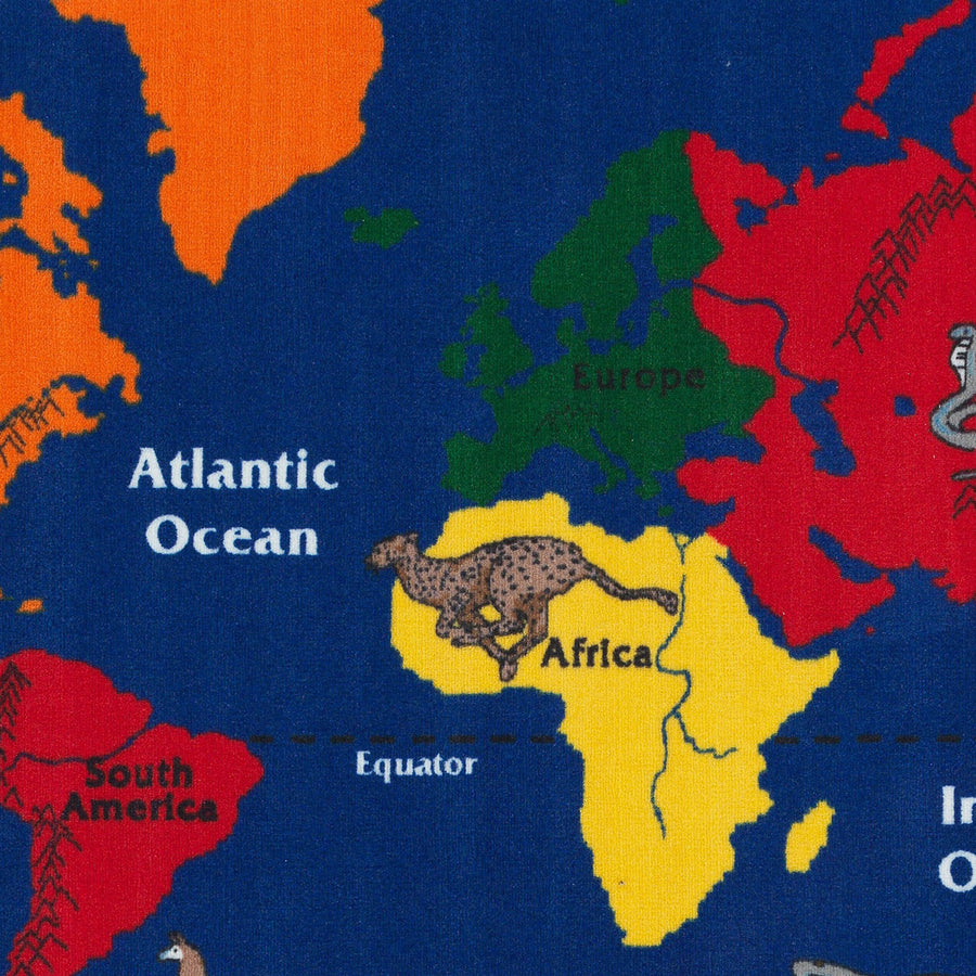 Flagship Carpets Maps That Teach Global Rug