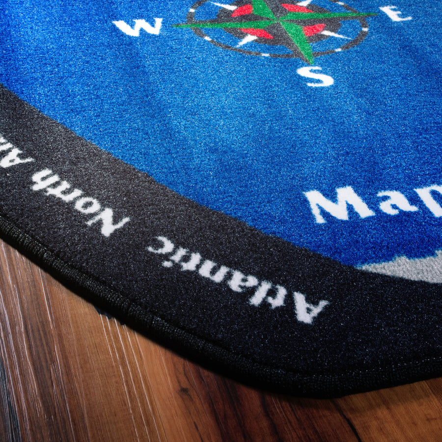 Flagship Carpets Maps That Teach Global Rug