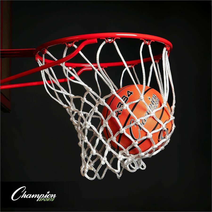 Champion Sports Intermediate Rubber Basketball Orange