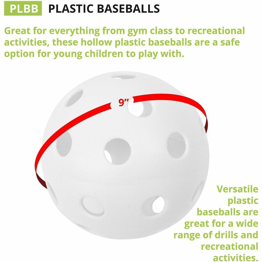 Champion Sports Plastic Baseball