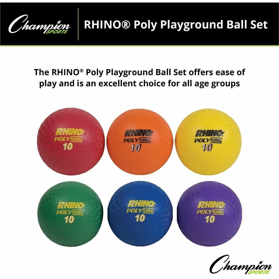 Champion Sports Poly Playground Ball Set
