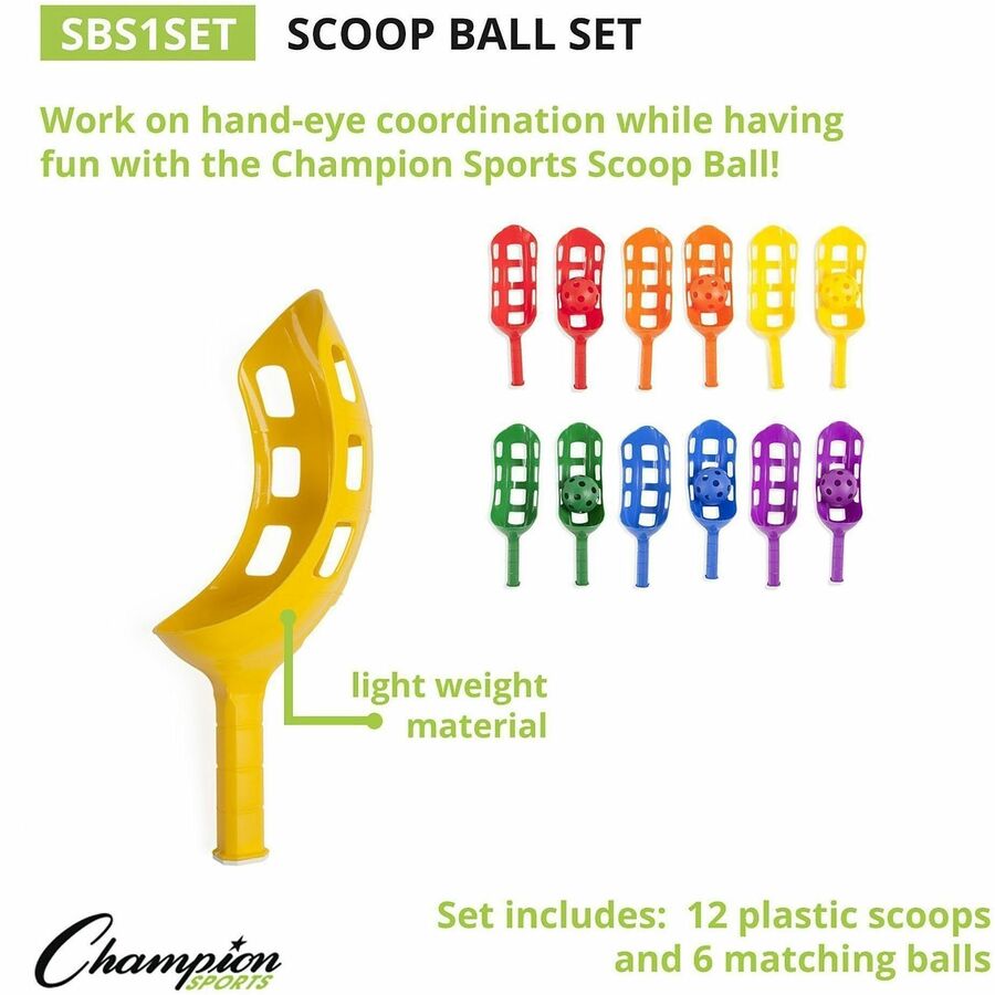 Champion Sports Scoop Ball Set