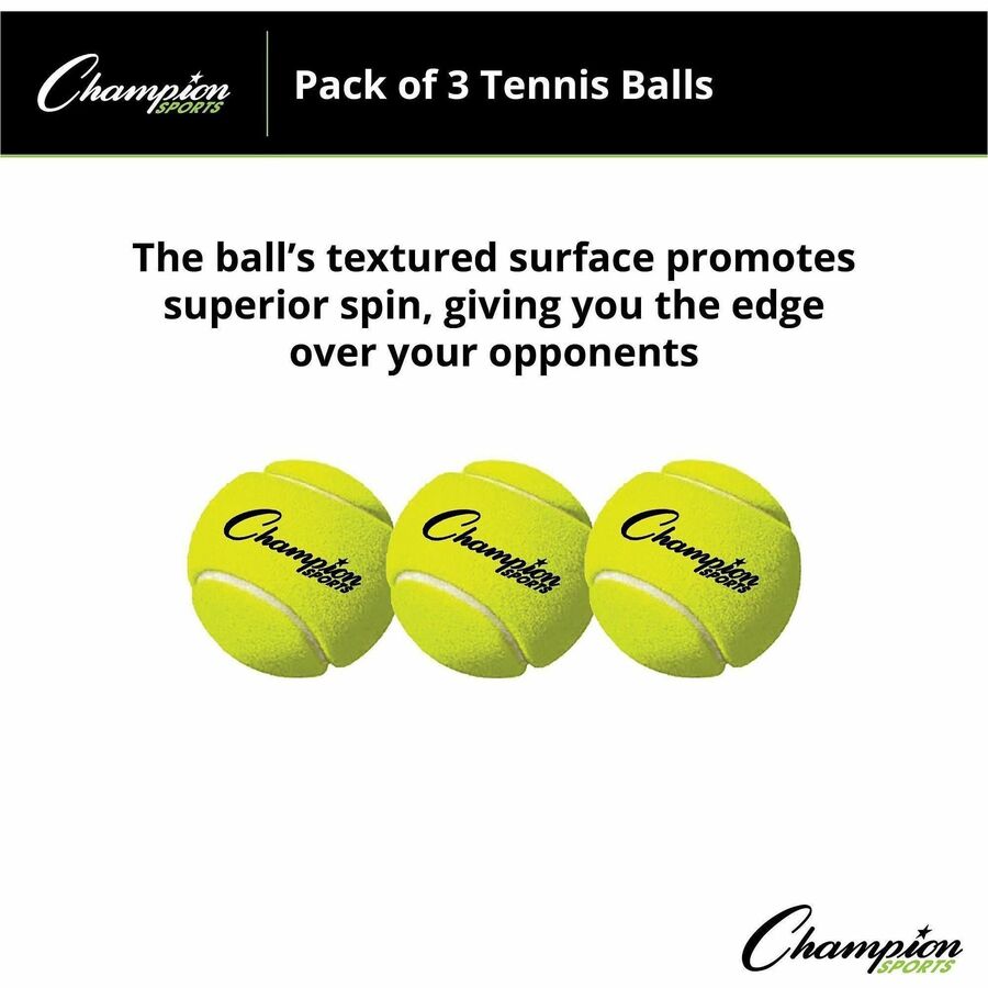 Champion Sports Tennis Ball Pack