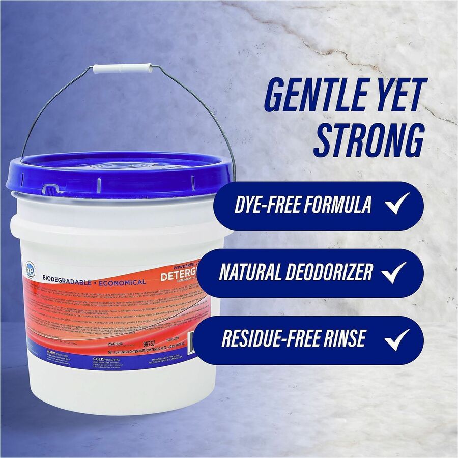 Genuine Joe Economical Powdered Laundry Detergent in Pail