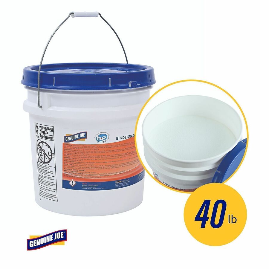 Genuine Joe Economical Powdered Laundry Detergent in Pail
