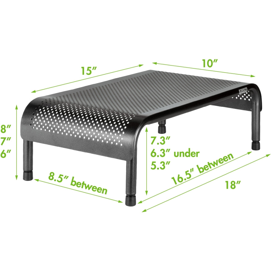 Allsop Metal Art Ergo 3 Adjustable Monitor Stand 15-Inch Wide Platform - (31630)