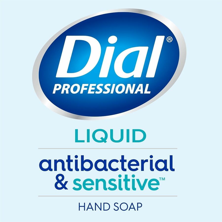 Dial Professional Antibacterial & Sensitive Fragrance-Free Liquid Hand Soap