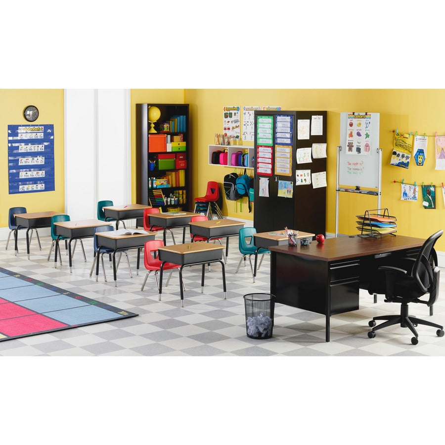 Lorell 18" Seat-height Student Stack Chairs