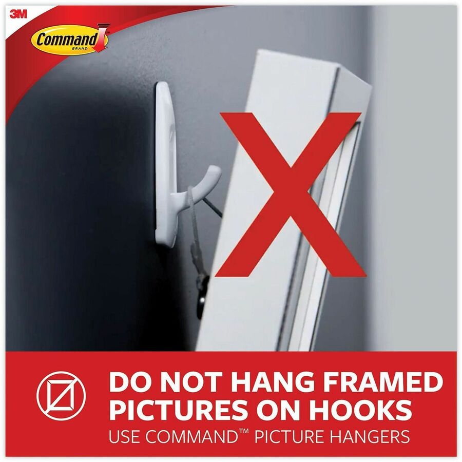 Command .5 lb. Clear Mini Hooks