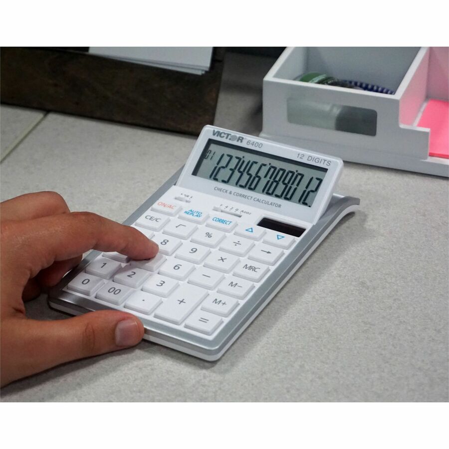 Victor 12-Digit Check and Correct Desk Calculator