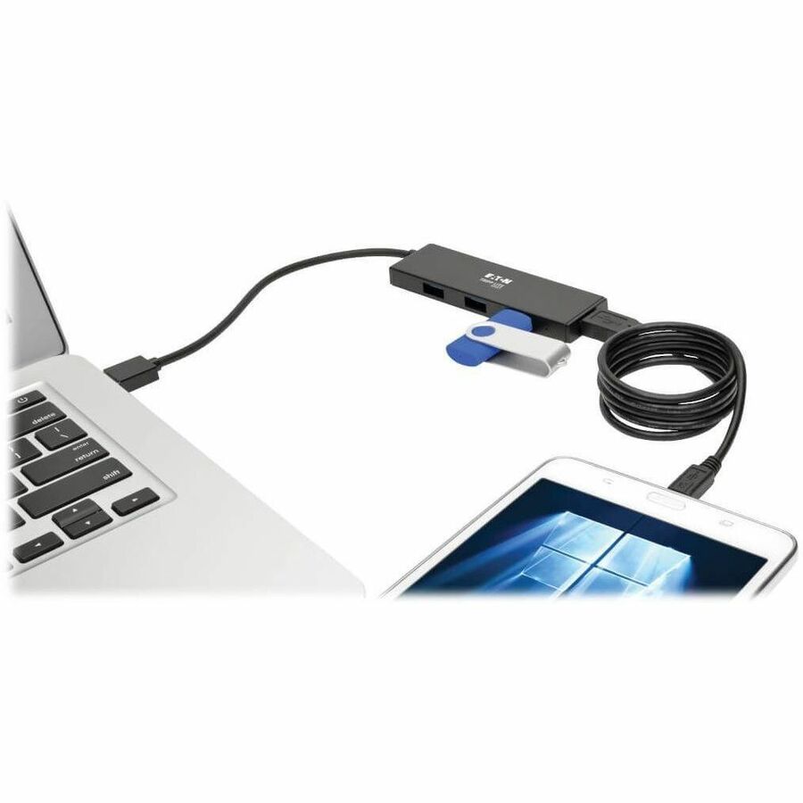 Tripp Lite series U360-004-SLIM 4-Port Ultra-Slim Portable USB 3.0 SuperSpeed Hub