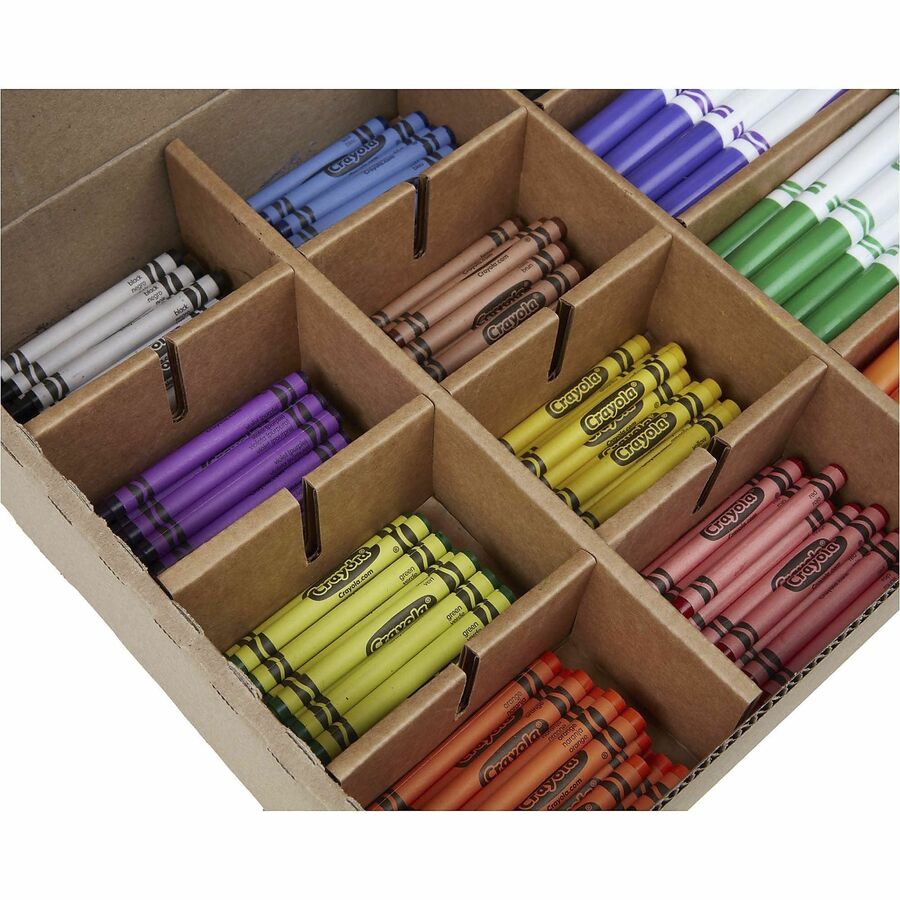 Crayola 8-Color Crayons/Markers Combo Classpack
