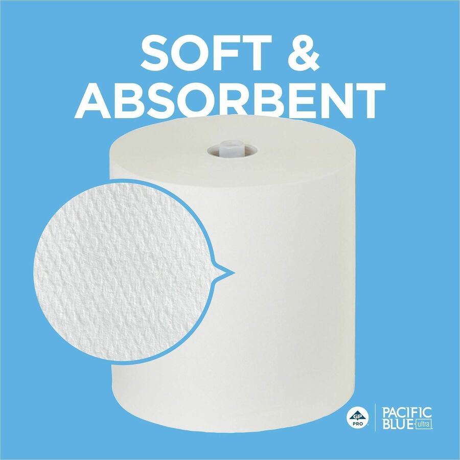 Pacific Blue Ultra® 8" High-Capacity Paper Towel Rolls