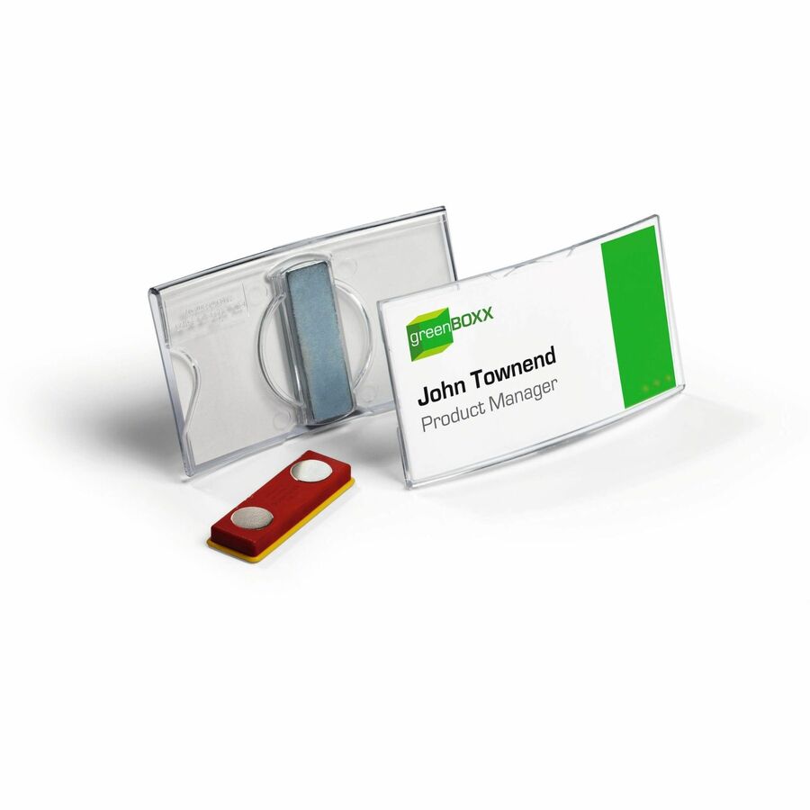 DURABLE Delux Convex Name Badge Holder
