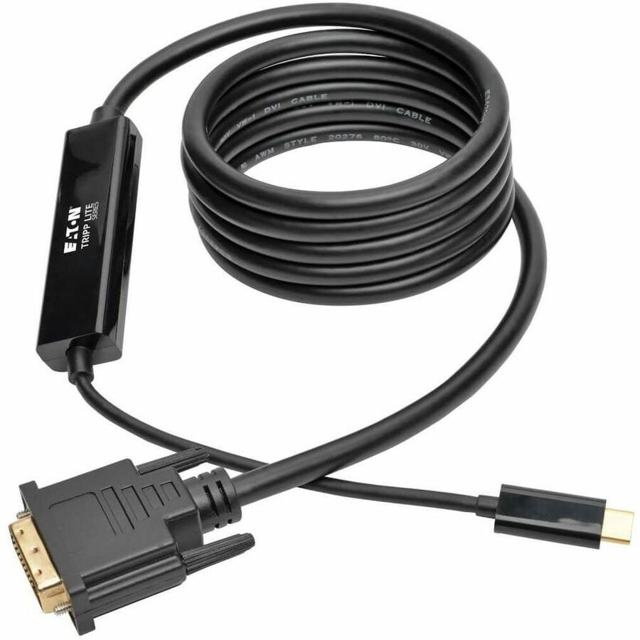 Tripp Lite series USB C to DVI Adapter Cable (M/M), 1920 x 1080 (1080p), 6 ft