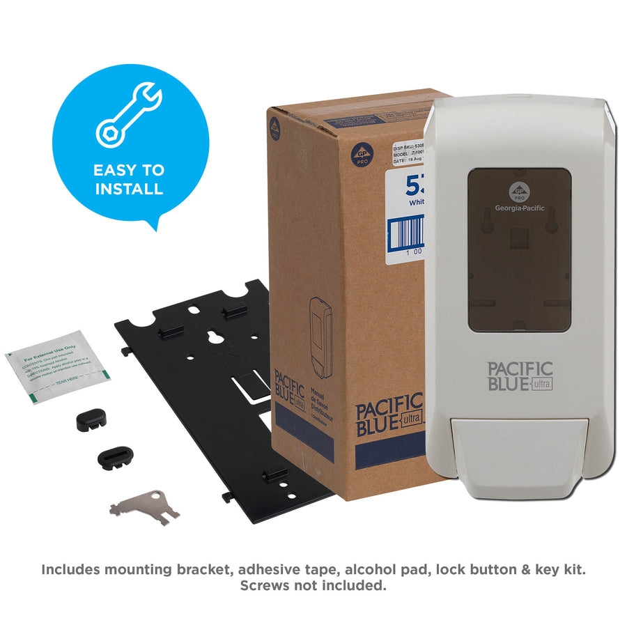 Pacific Blue Ultra Foaming Hand Soap/Hand Sanitizer Wall-Mounted Manual Dispenser