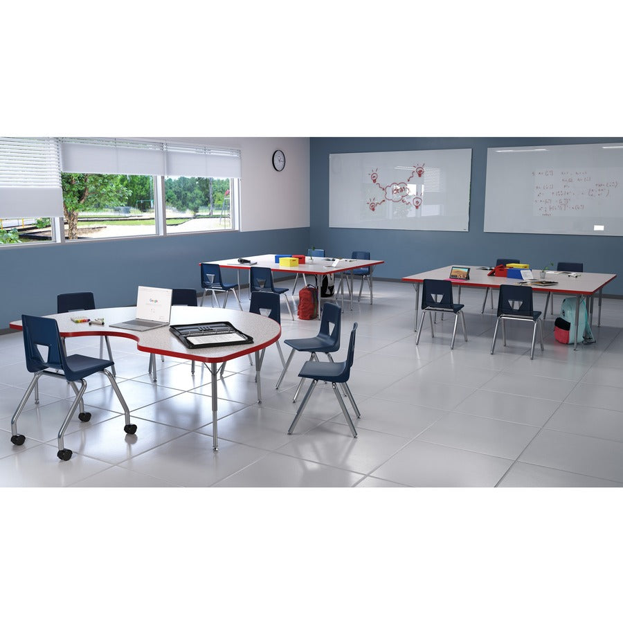 Lorell Activity Table Height-Adjustable Leg Kit - 17" to 25"H
