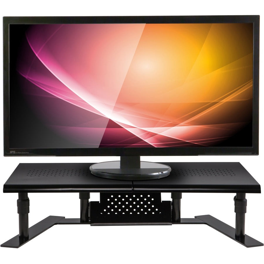 Allsop Metal Art ErgoTwin Height Adjustable Dual Monitor Stand