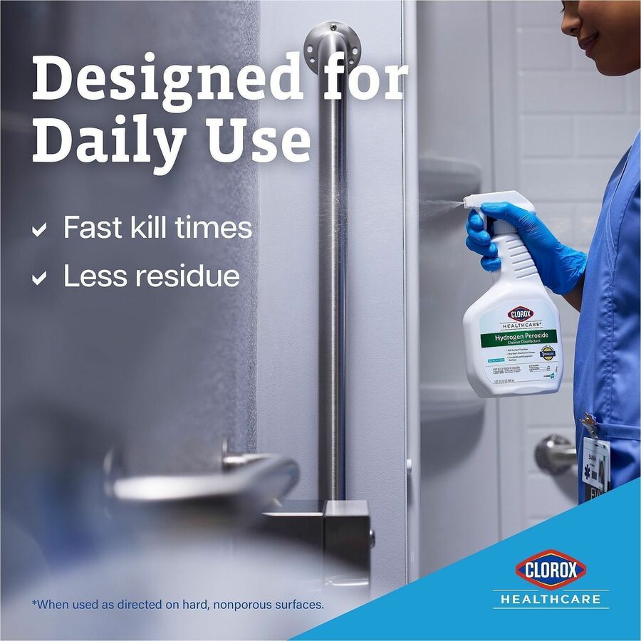 Clorox Healthcare Hydrogen Peroxide Cleaner Disinfectant Spray