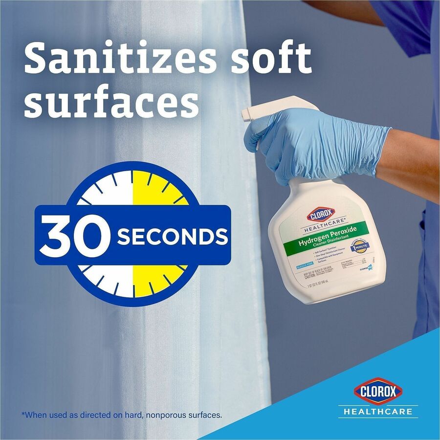 Clorox Healthcare Hydrogen Peroxide Cleaner Disinfectant Spray